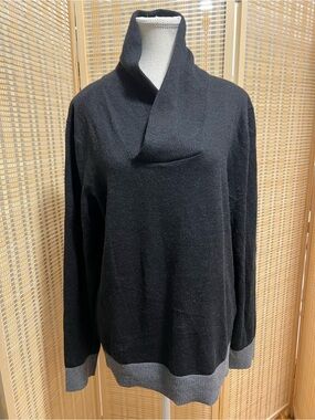 A|X Armani Exchange Men’s Wool Blend Shawl Collar Sweater Size L.